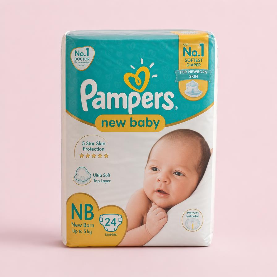 Pampers New Baby Taped packet